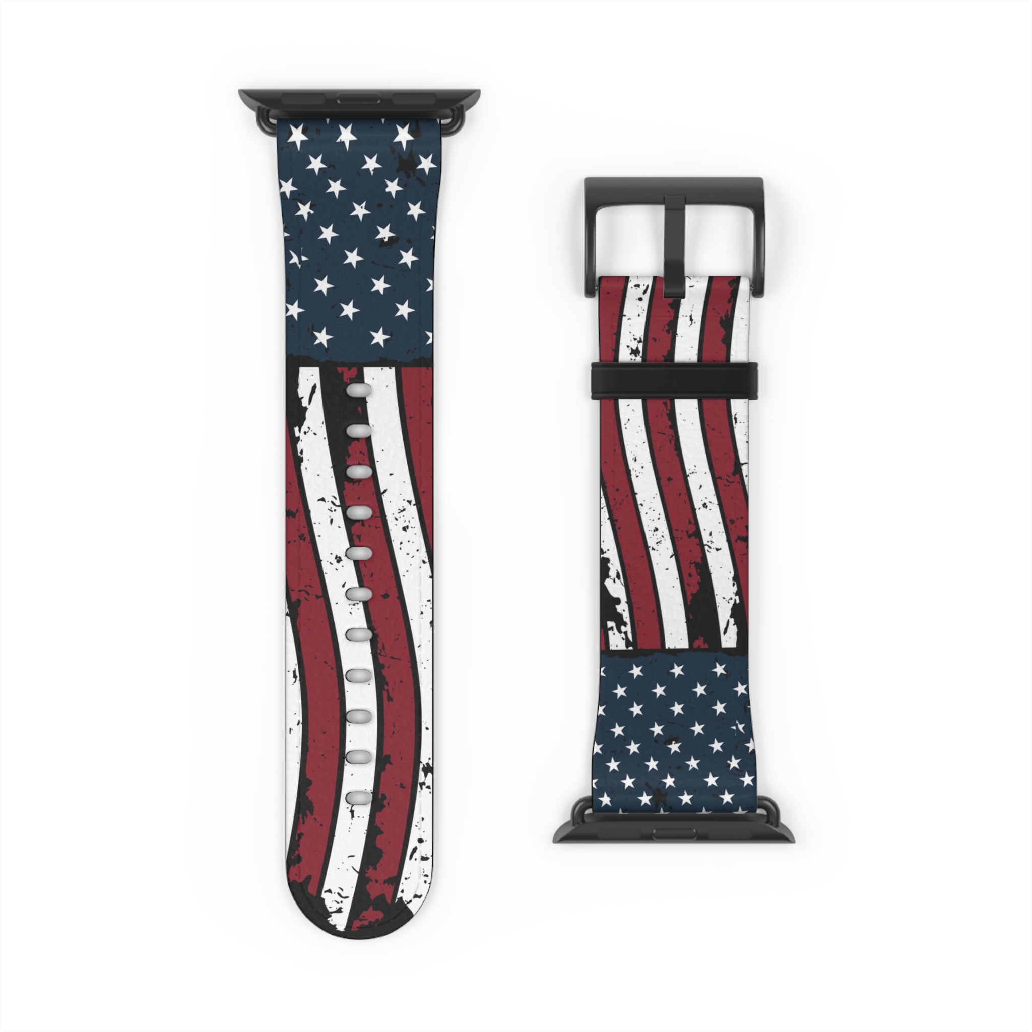 USA Distressed American Flag Watch Band for any Apple Watch Strap, Patriotic 250 Anniversary