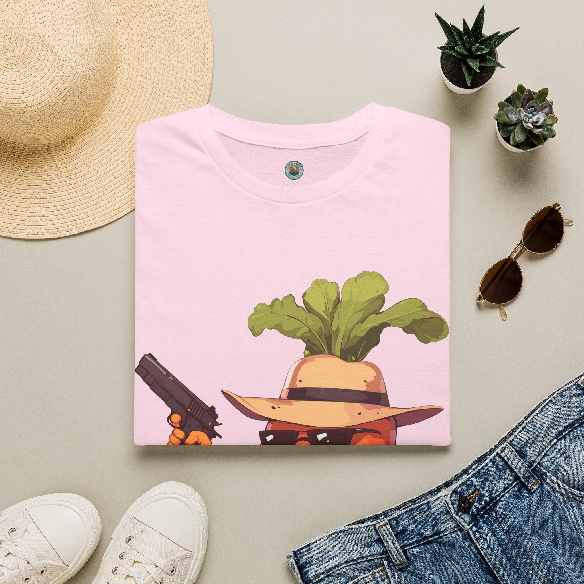 Cute Carrot Detective T-shirt