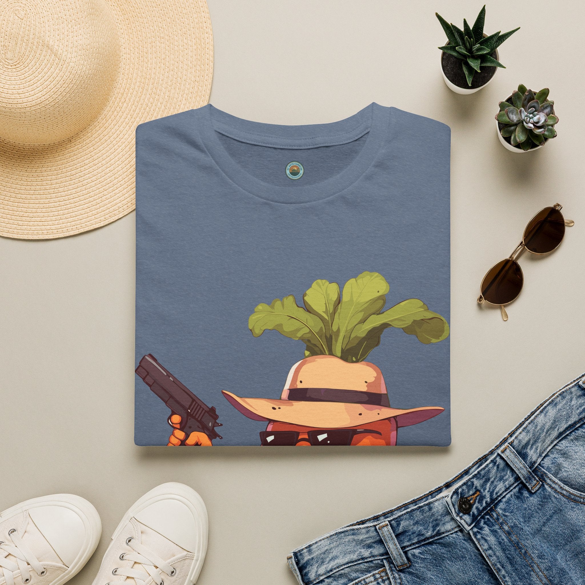 Cute Carrot Detective T-shirt