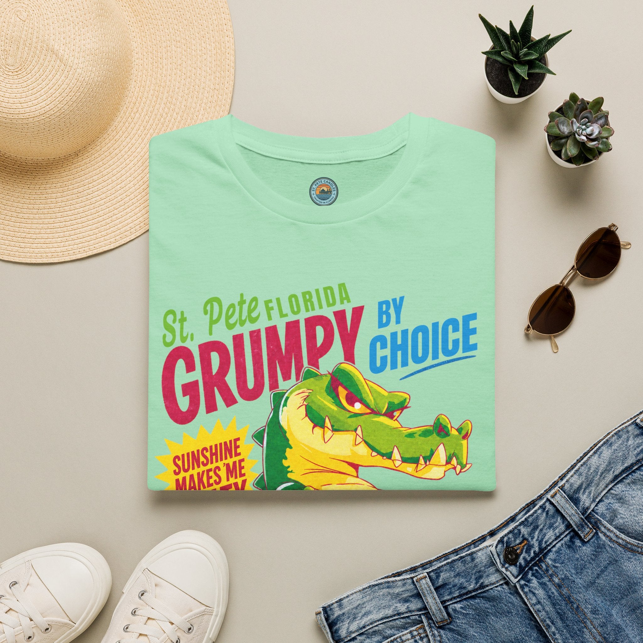 Grumpy Alligator T-Shirt, St. Pete Florida