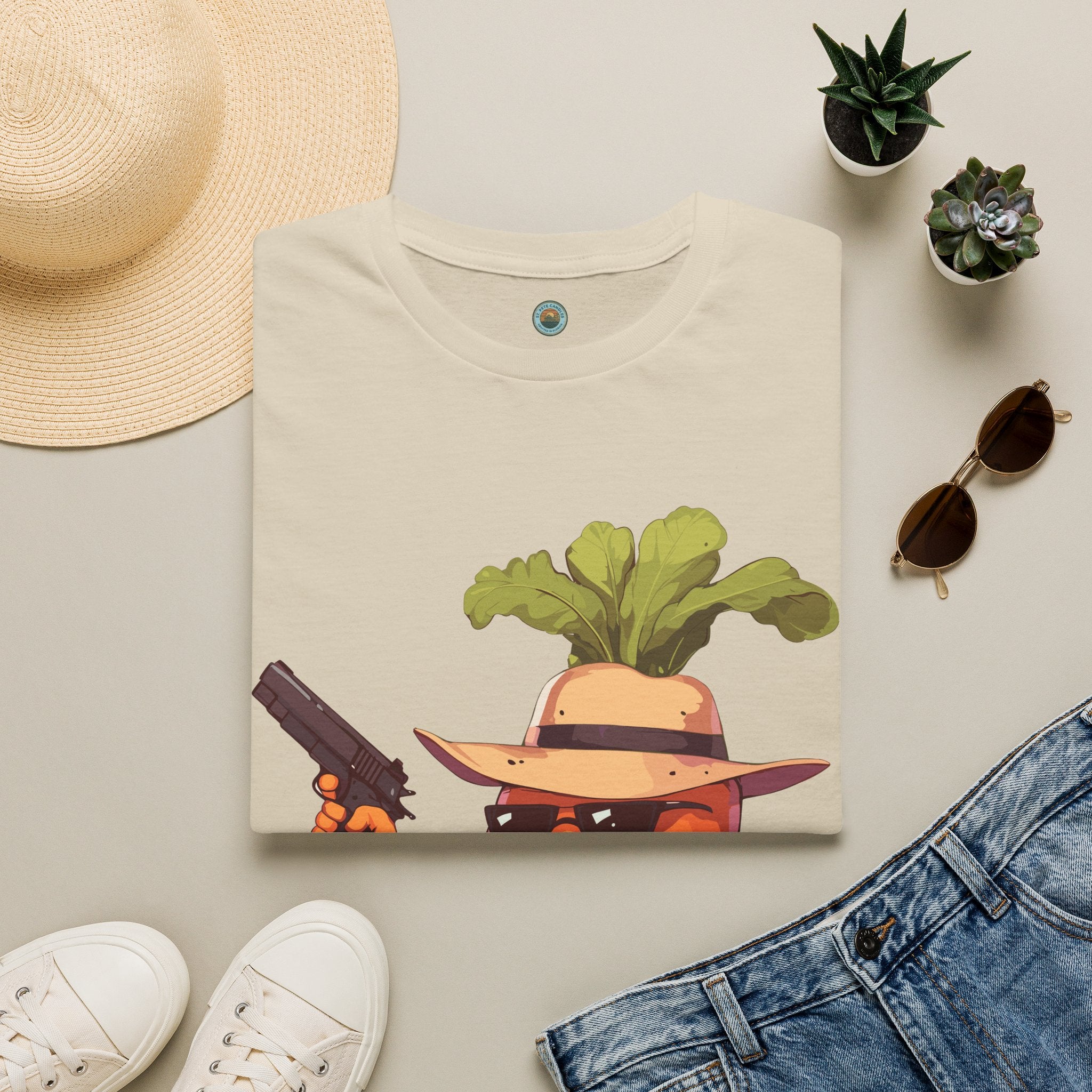 Cute Carrot Detective T-shirt