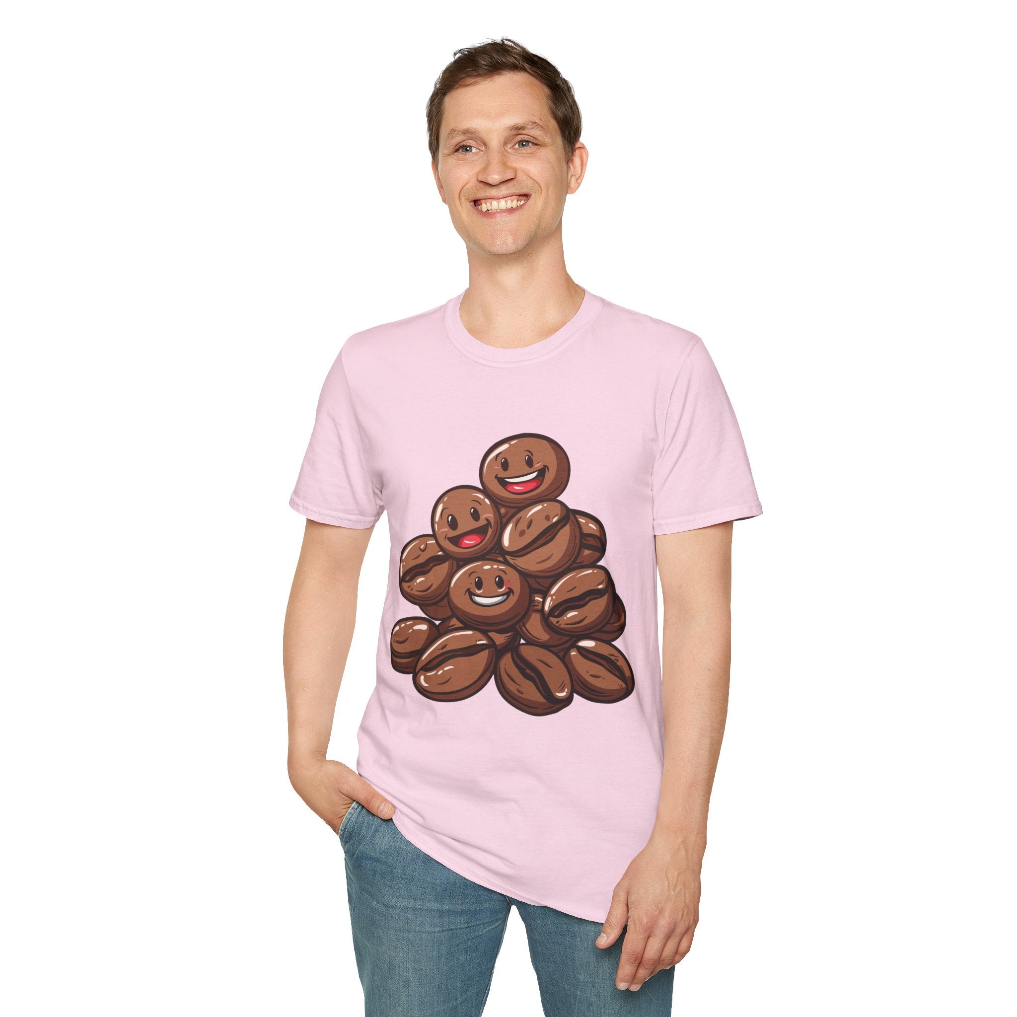 Smiling Coffee Beans T-Shirt