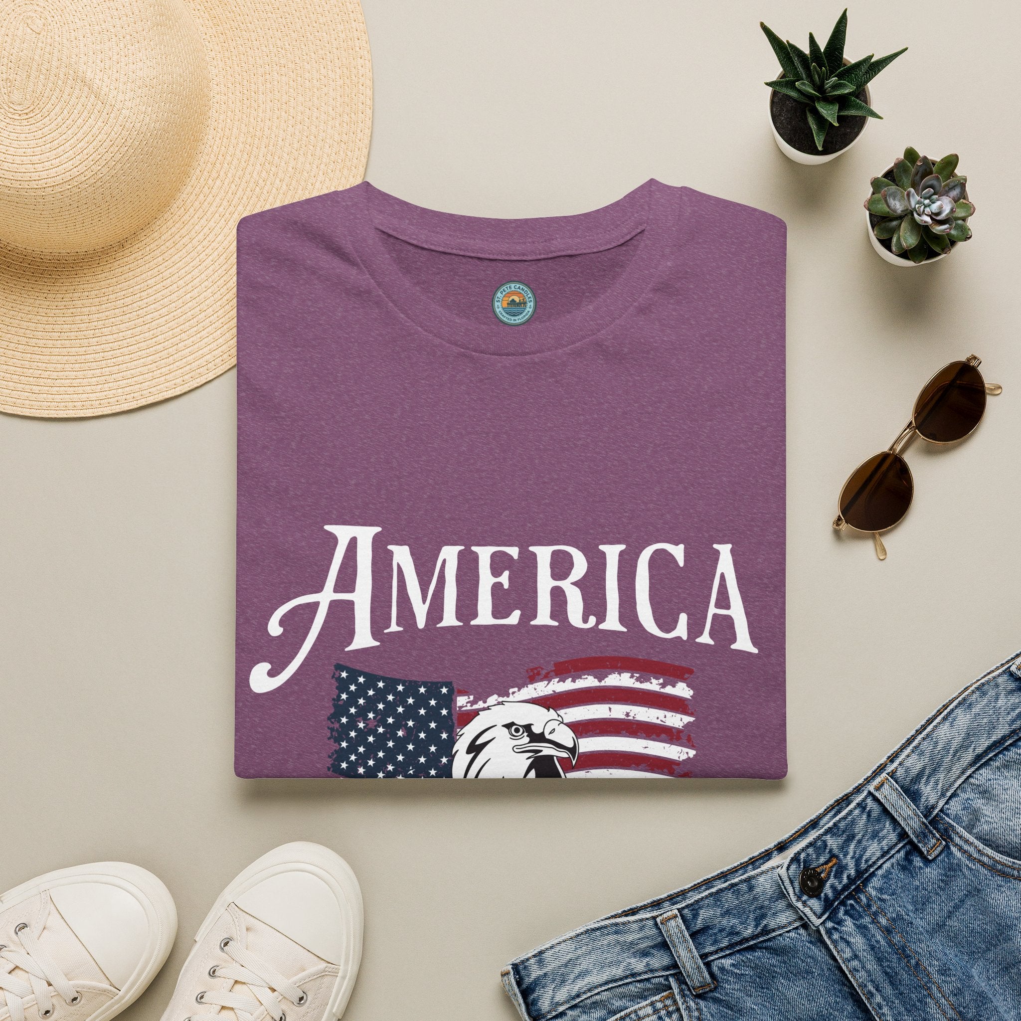 USA 250th Anniversary America T-Shirt | Patriotic 250 Years 1776-2026