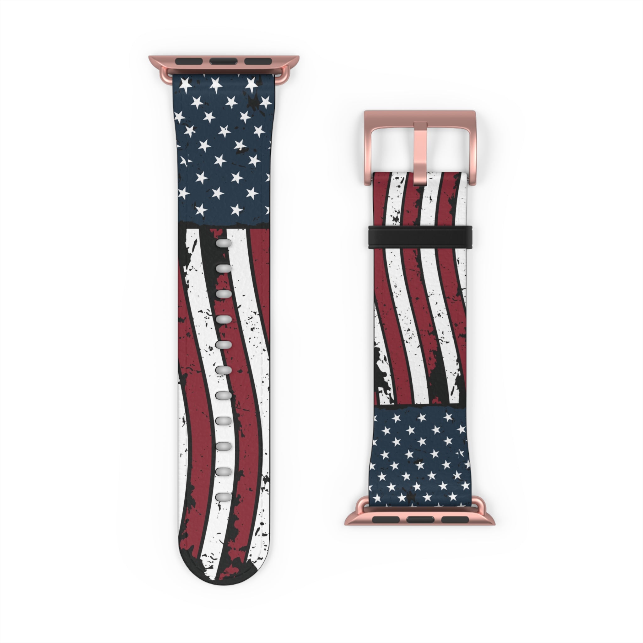 USA Distressed American Flag Watch Band for any Apple Watch Strap, Patriotic 250 Anniversary