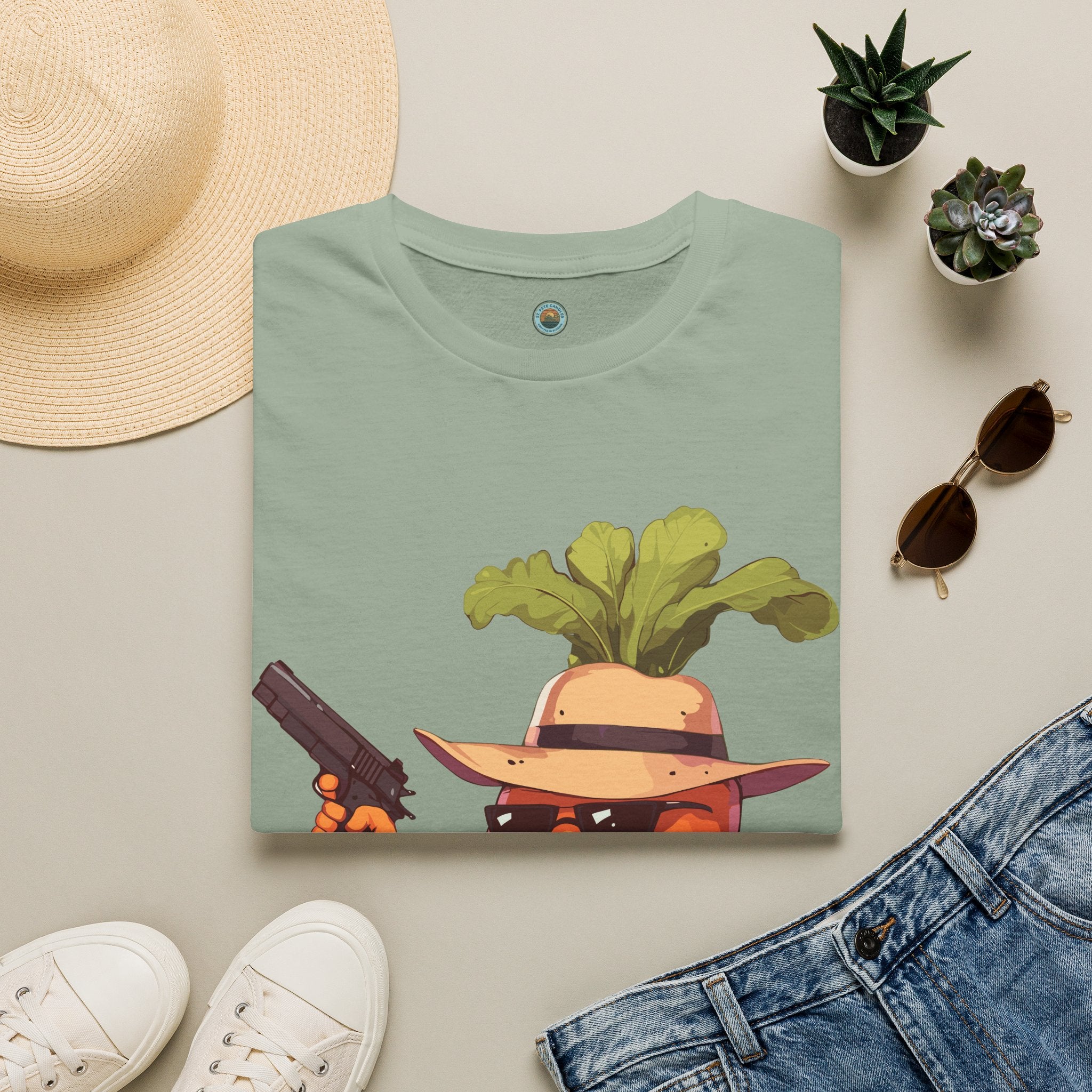 Cute Carrot Detective T-shirt
