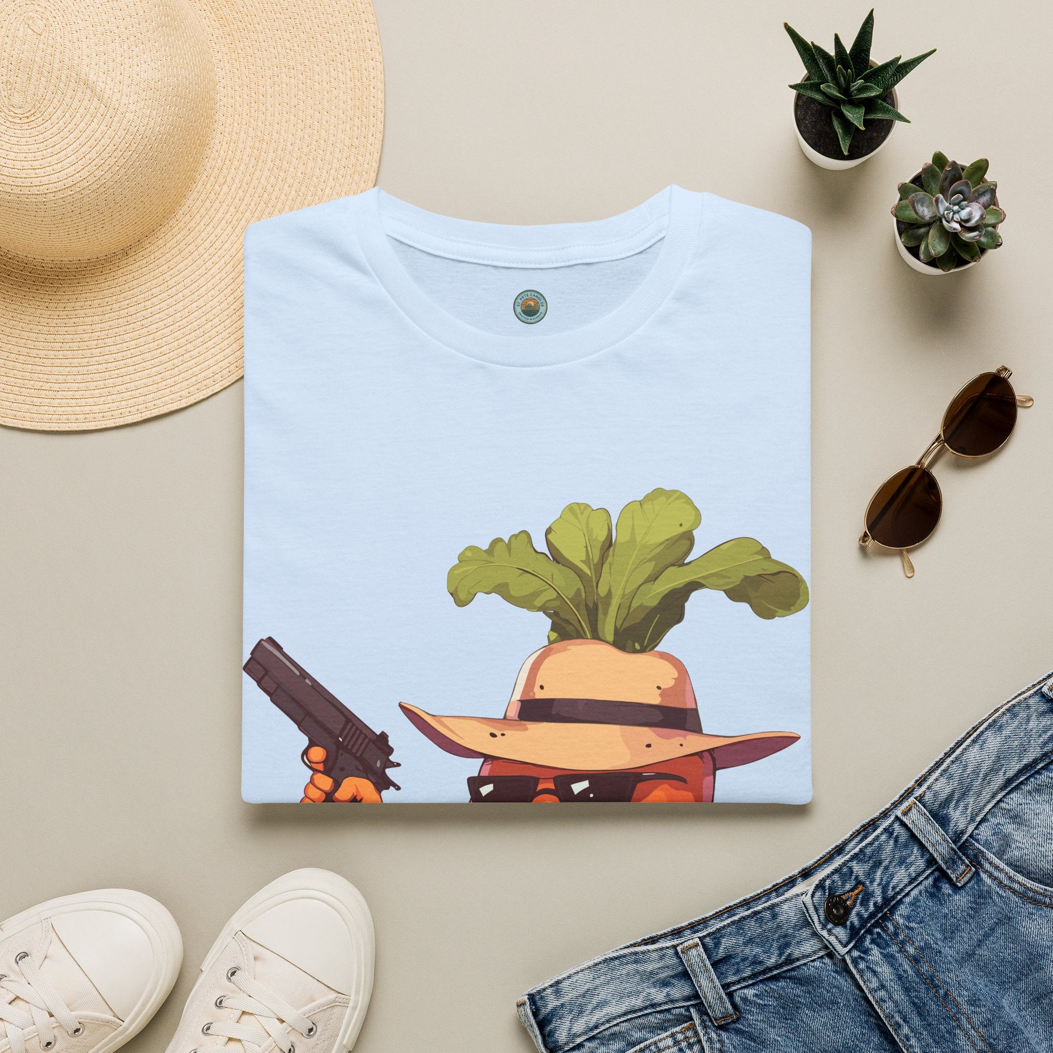 Cute Carrot Detective T-shirt