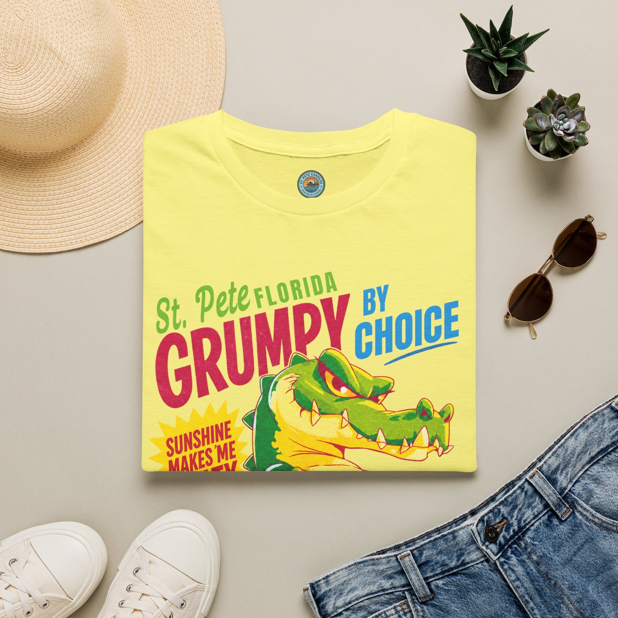 Grumpy Alligator T-Shirt, St. Pete Florida