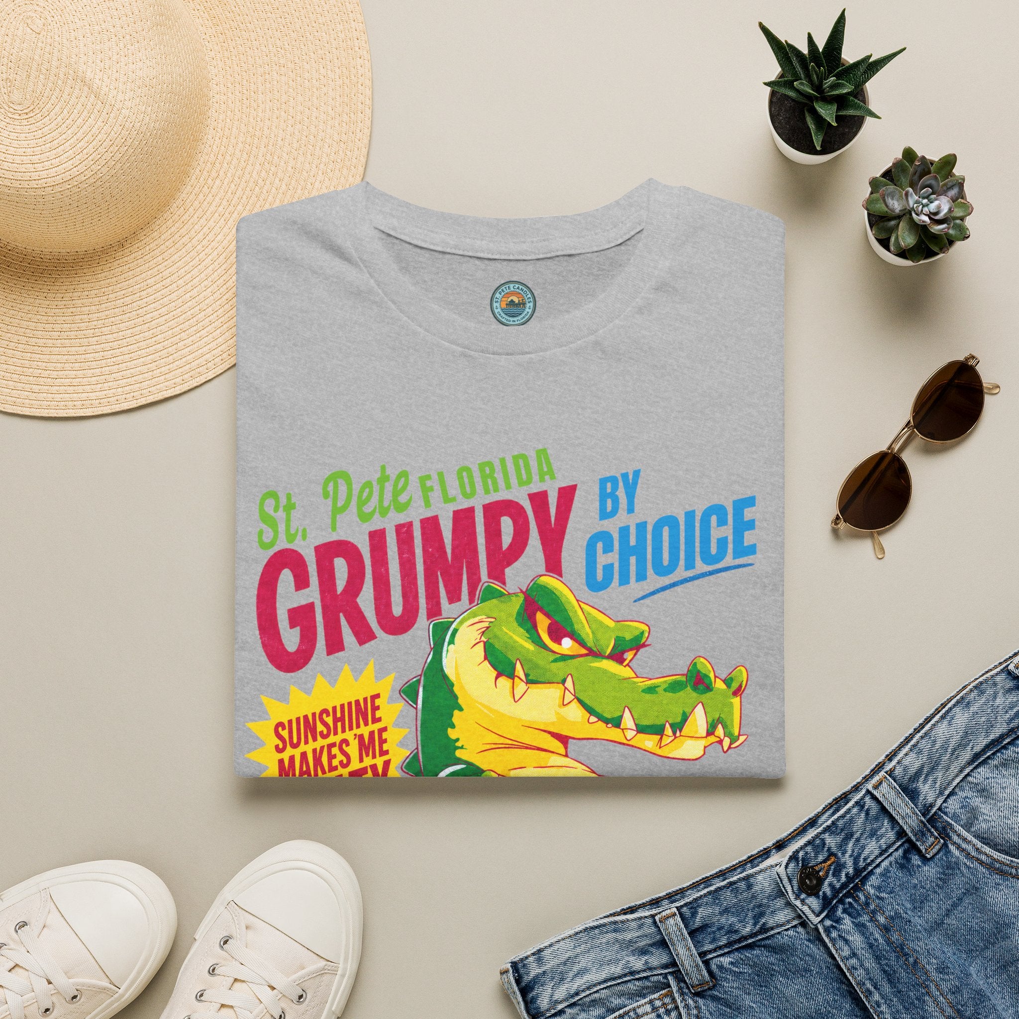 Grumpy Alligator T-Shirt, St. Pete Florida