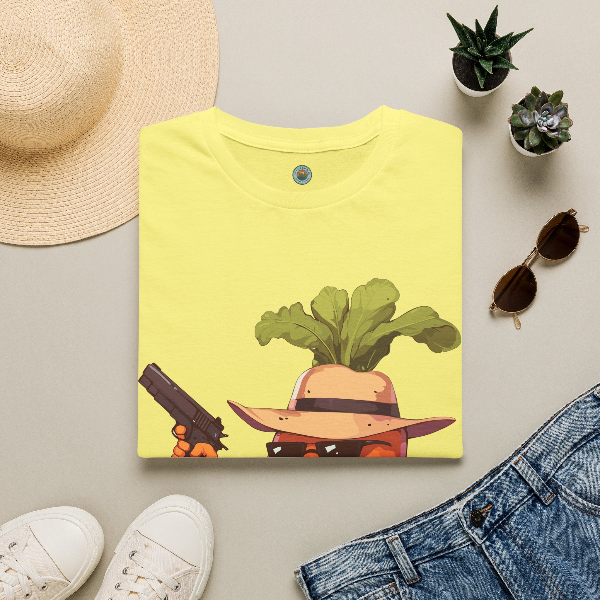 Cute Carrot Detective T-shirt