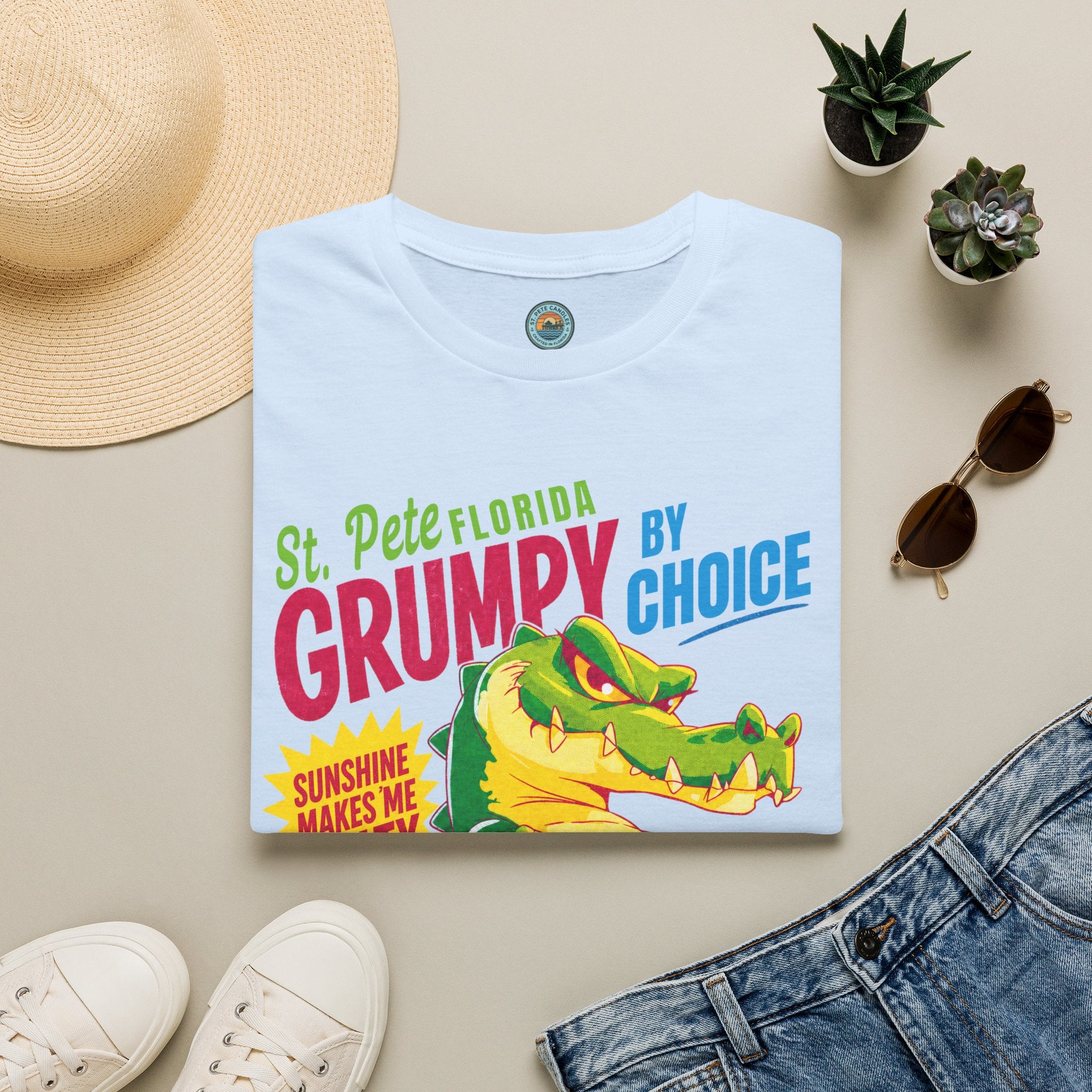 Grumpy Alligator T-Shirt, St. Pete Florida