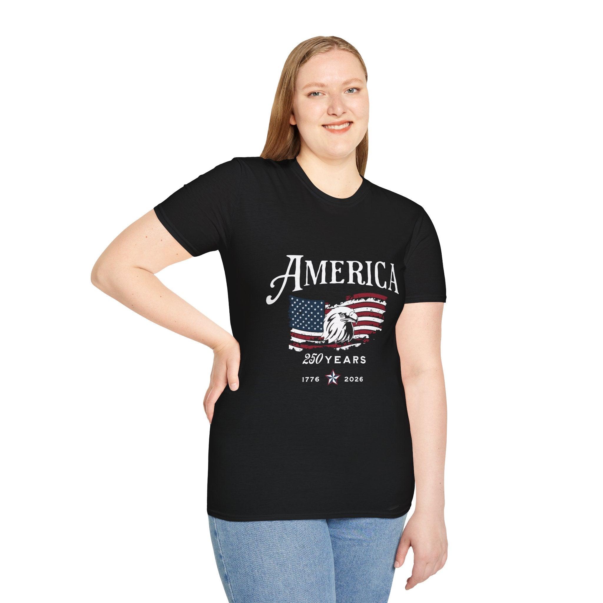 USA 250th Anniversary America T-Shirt | Patriotic 250 Years 1776-2026