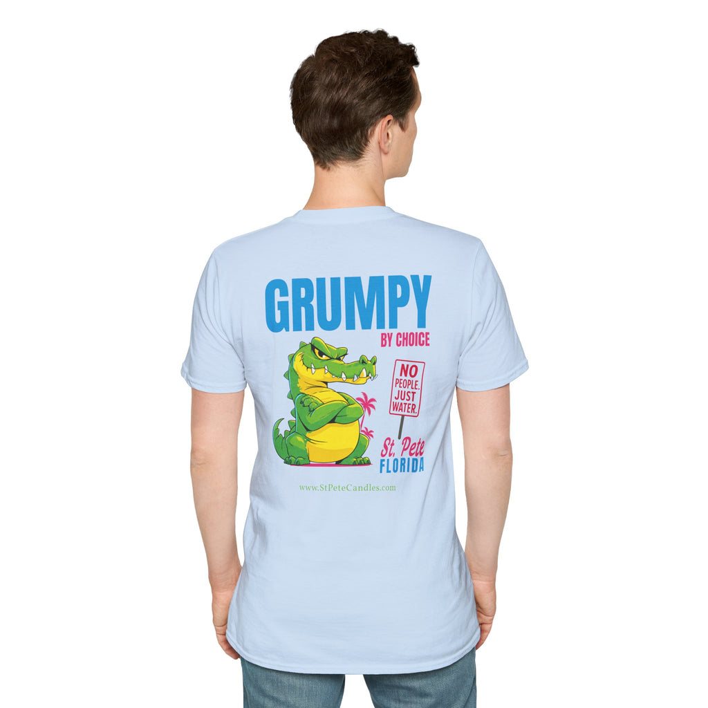 Grumpy Alligator St. Pete Florida T-Shirt | Sunshine Makes Me Salty
