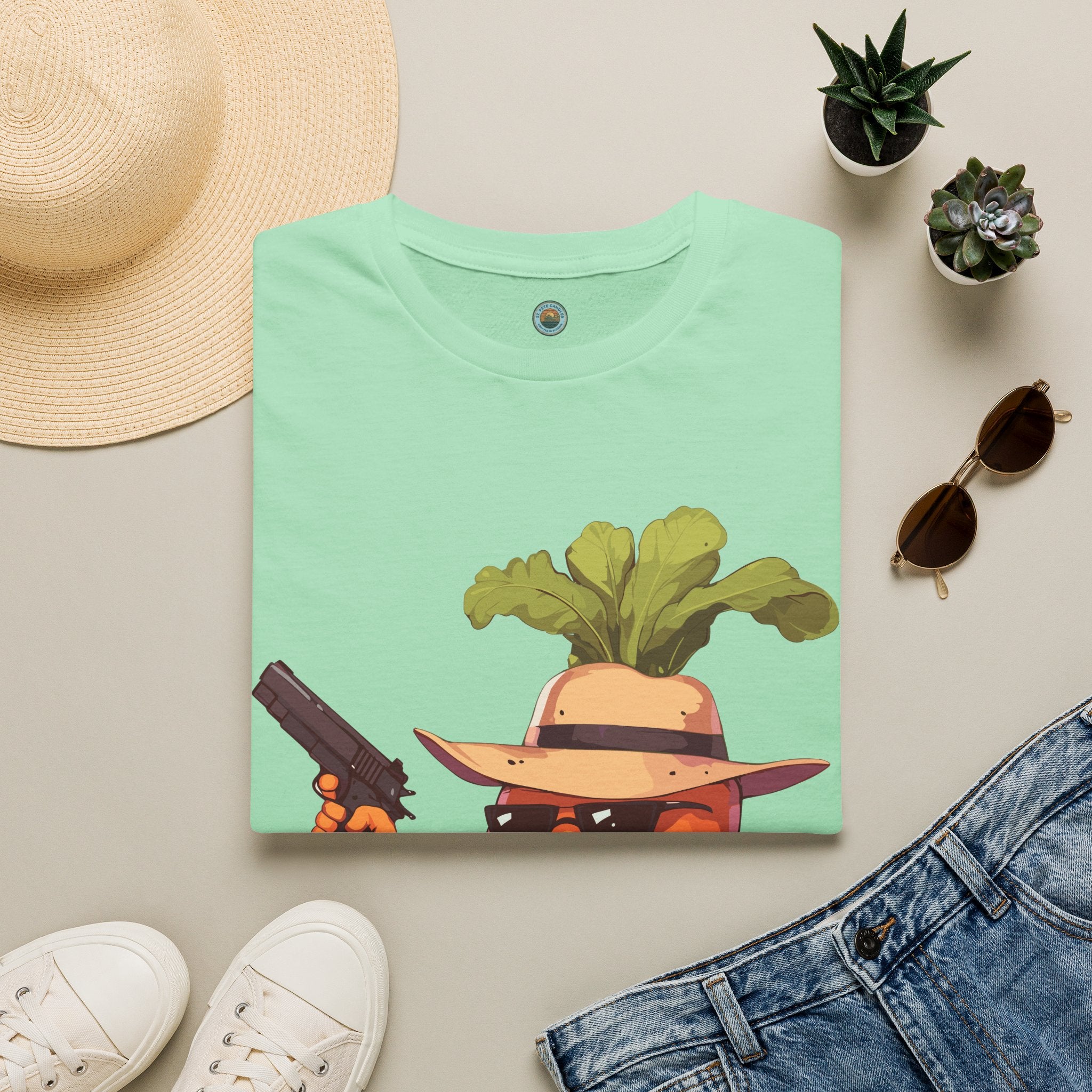 Cute Carrot Detective T-shirt