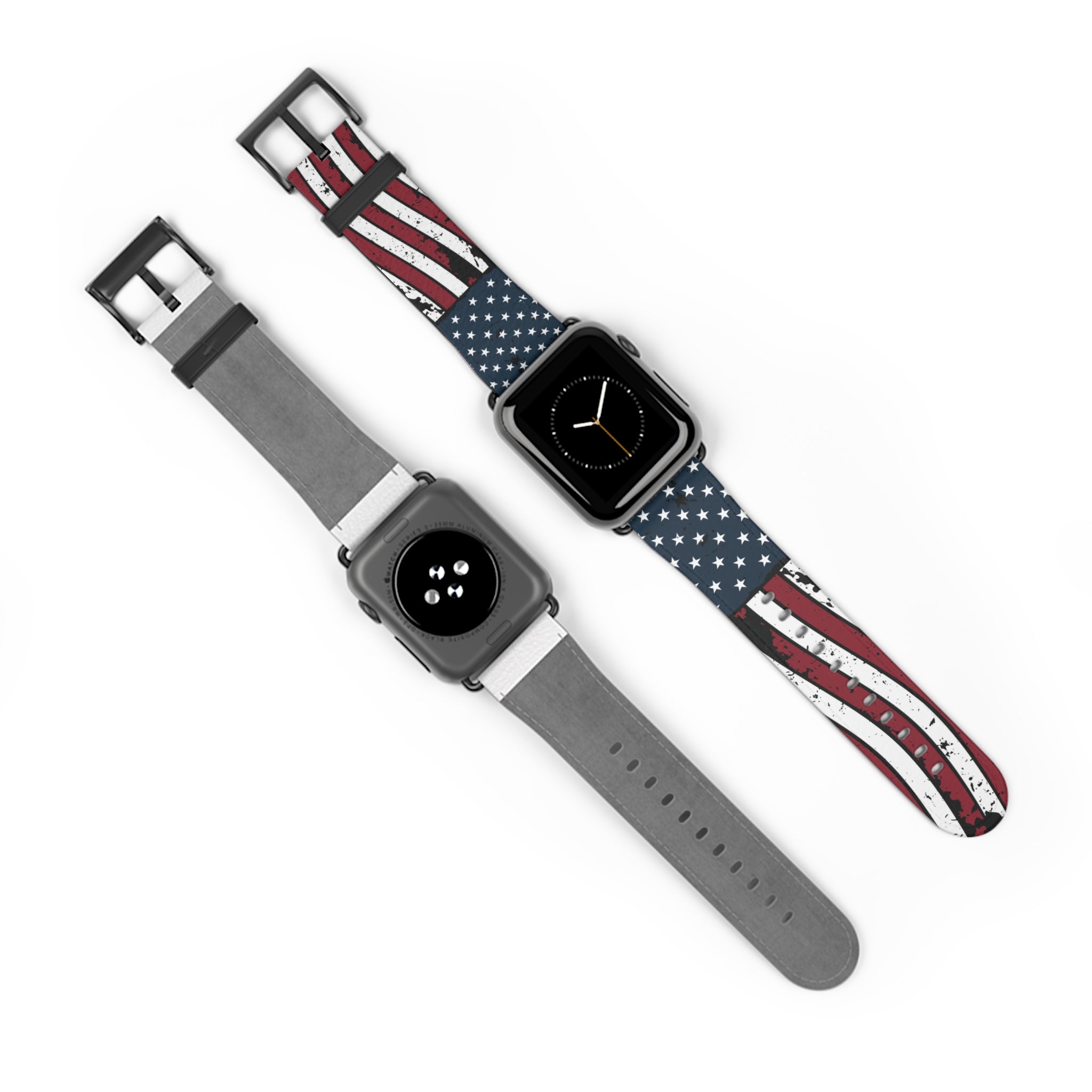 USA Distressed American Flag Watch Band for any Apple Watch Strap, Patriotic 250 Anniversary