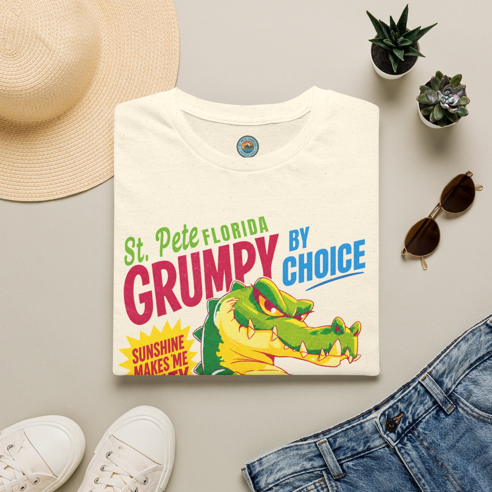 Grumpy Alligator T-Shirt, St. Pete Florida
