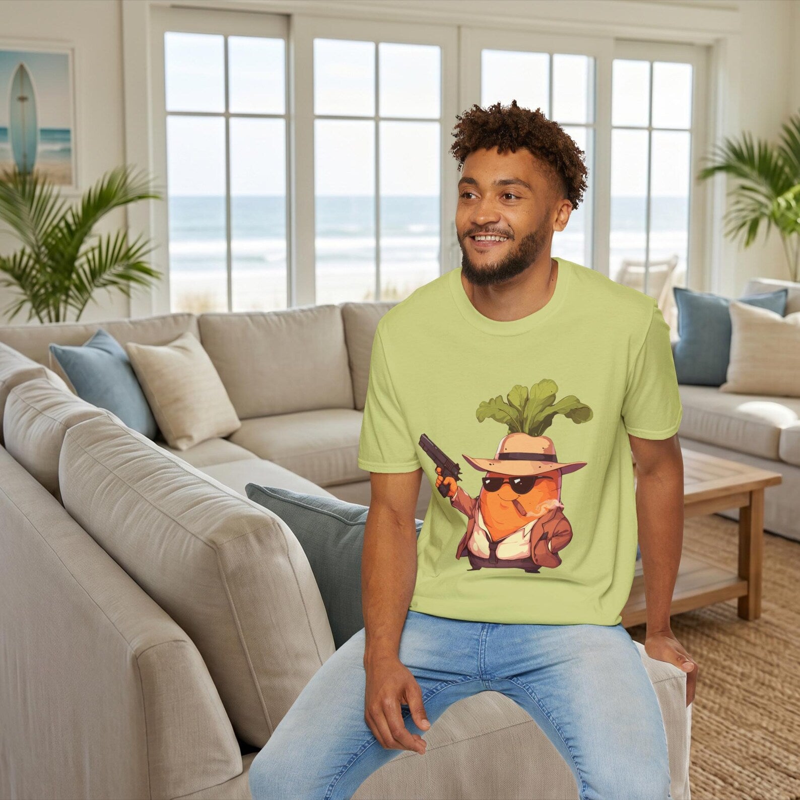 Cute Carrot Detective T-shirt