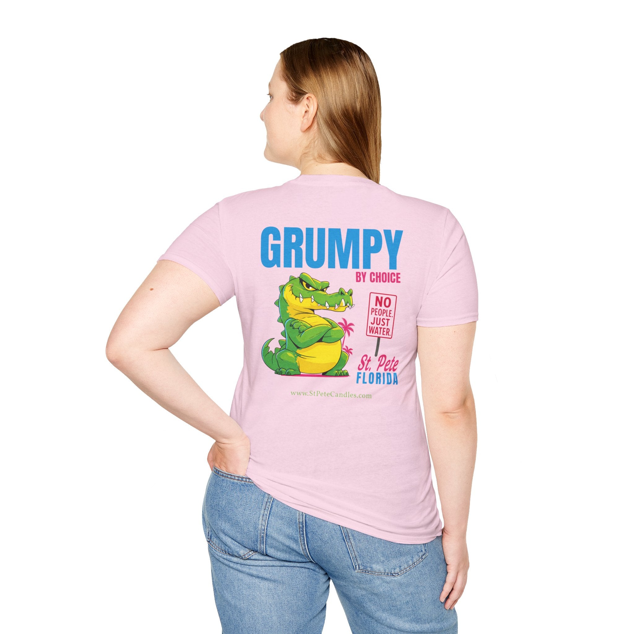 Grumpy Alligator St. Pete Florida T-Shirt | Sunshine Makes Me Salty