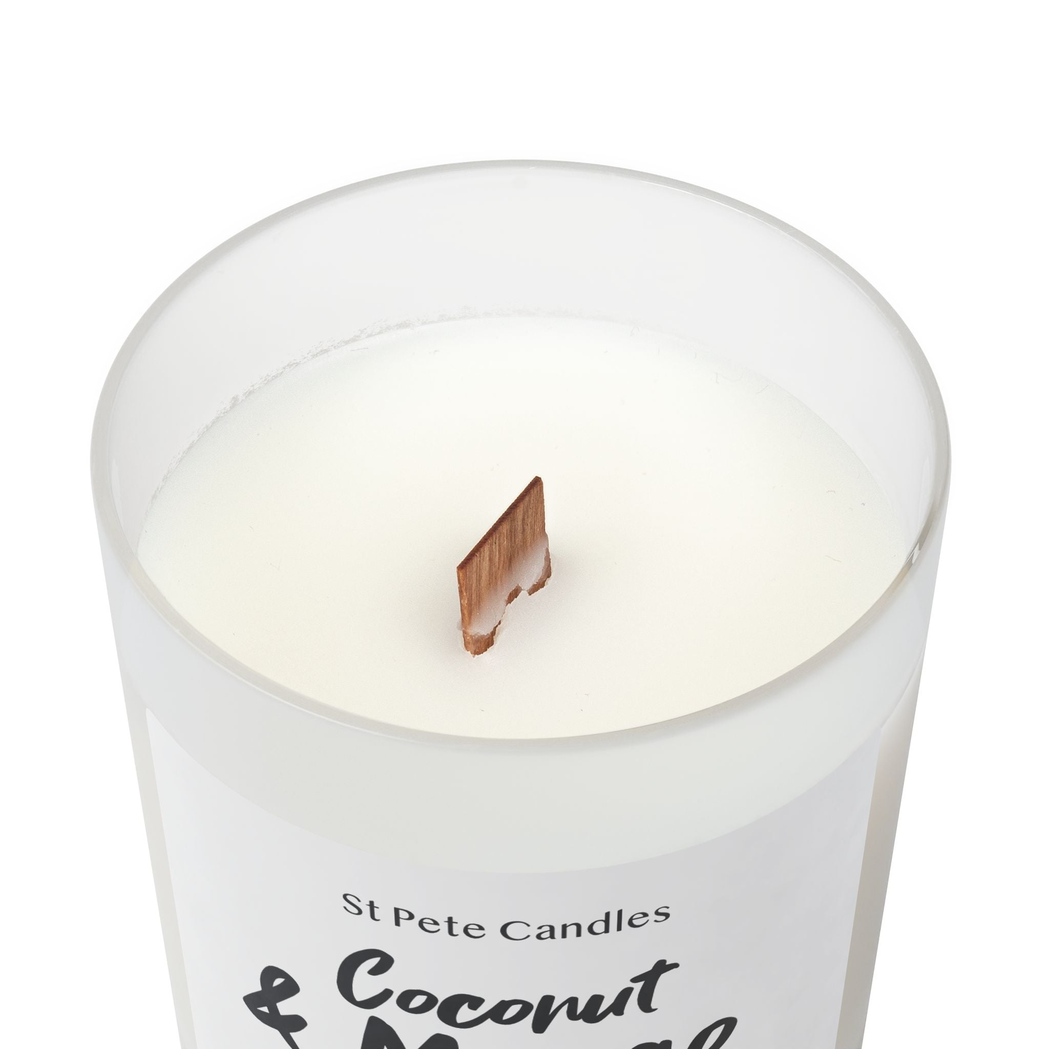 Mango Coconut Apricot Soy Candle, Hand Poured Clean Burning Wax, Coastal Scented Gift, 11oz