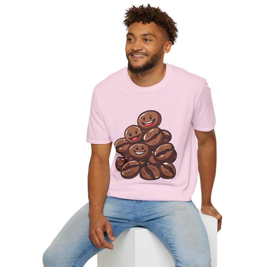 Smiling Coffee Beans T-Shirt