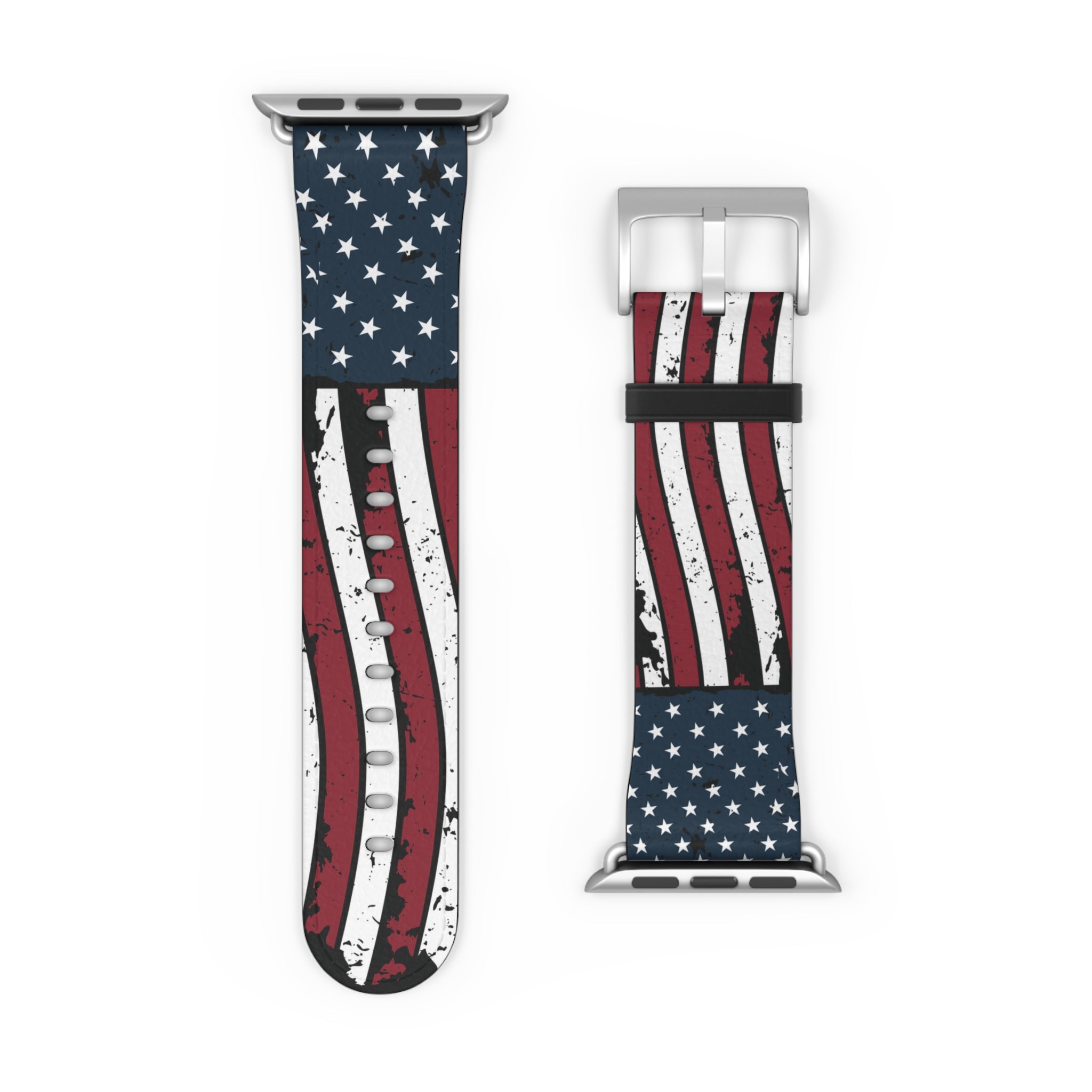 USA Distressed American Flag Watch Band for any Apple Watch Strap, Patriotic 250 Anniversary