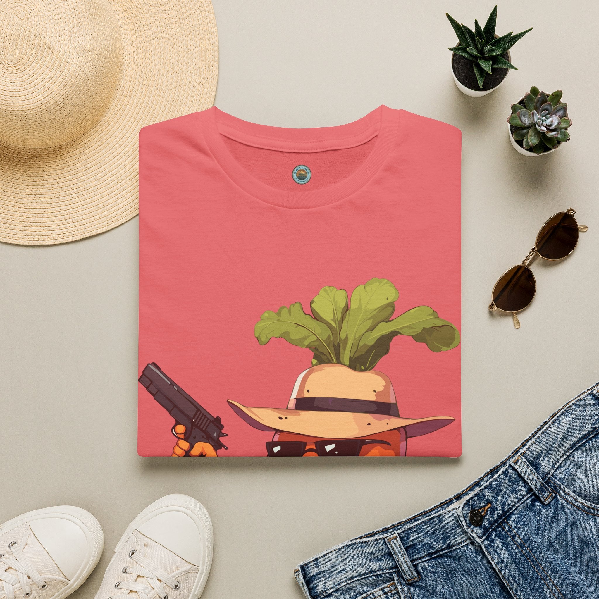 Cute Carrot Detective T-shirt