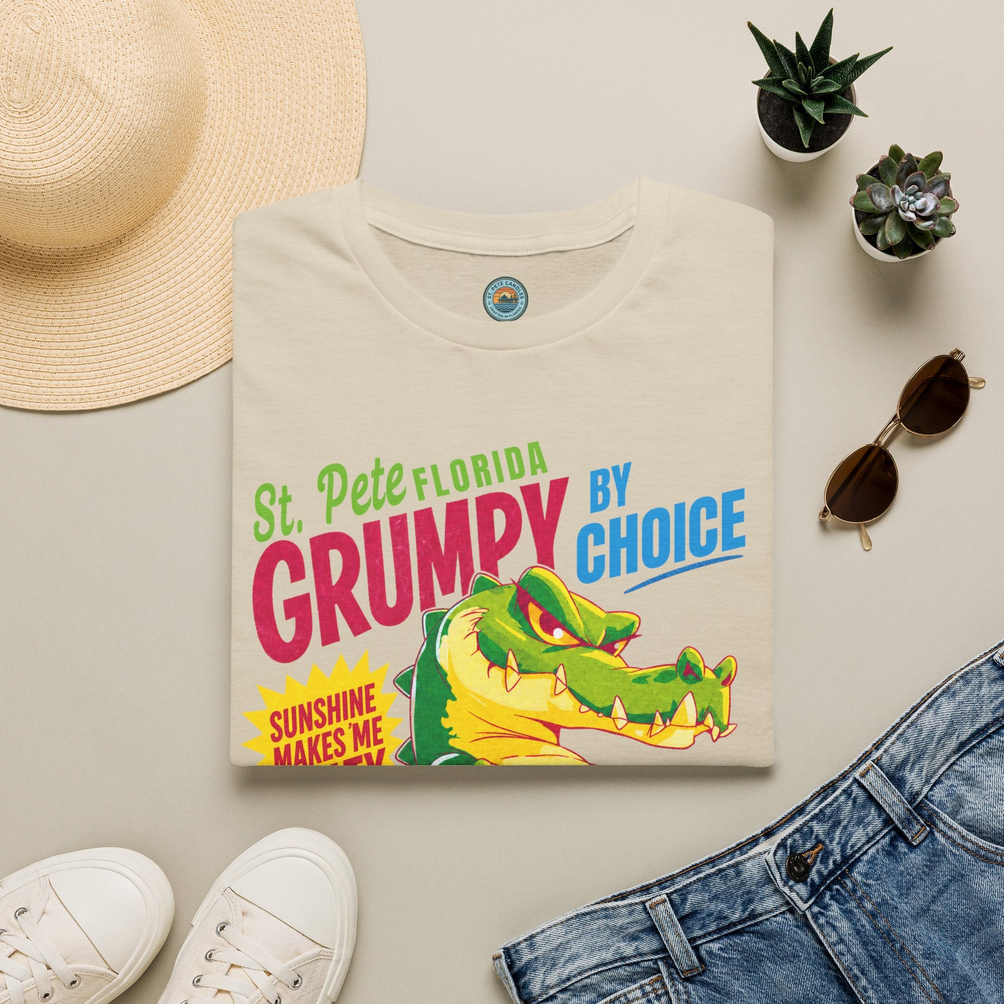 Grumpy Alligator T-Shirt, St. Pete Florida