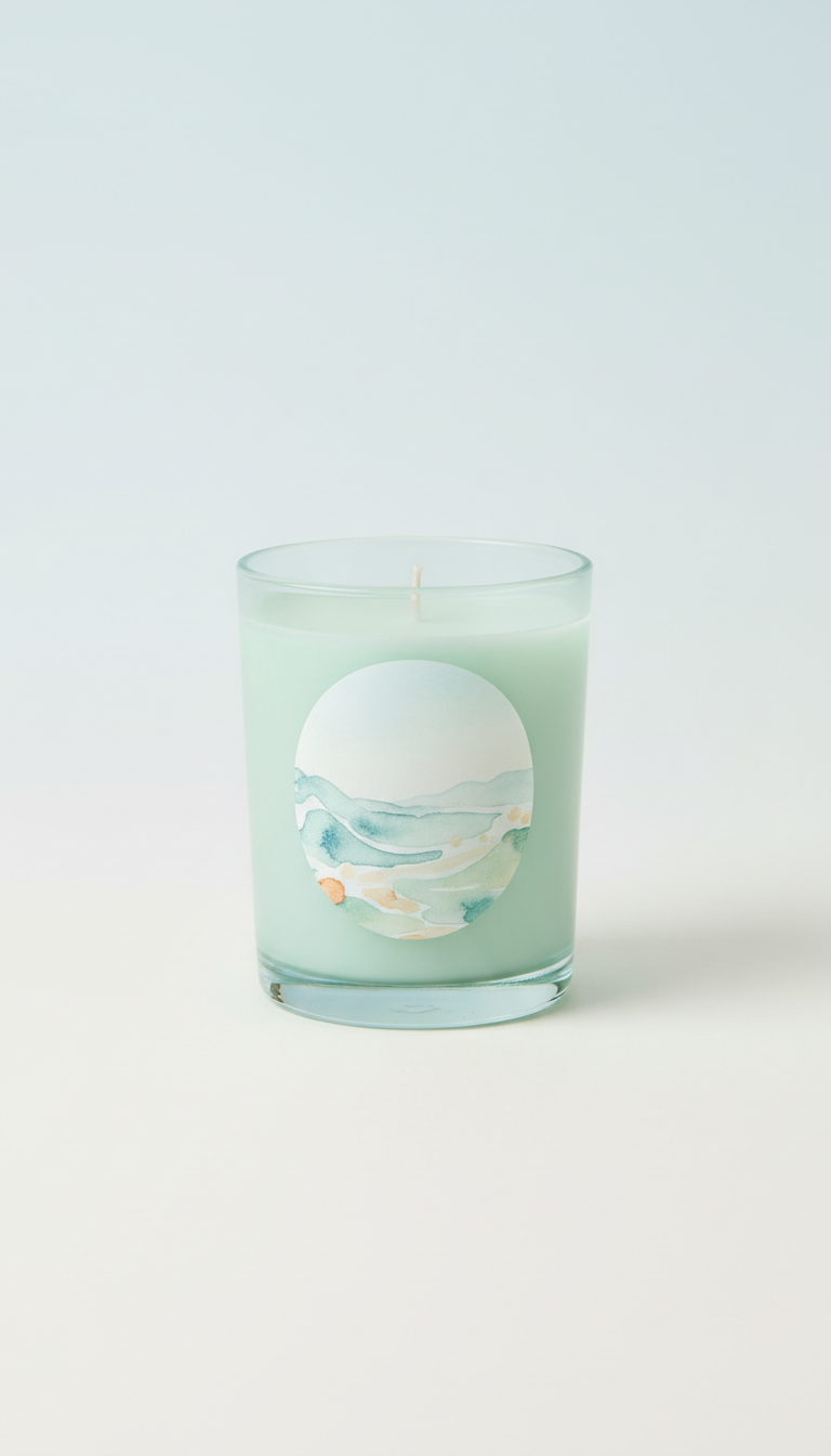 Bay Breeze Glass Candle