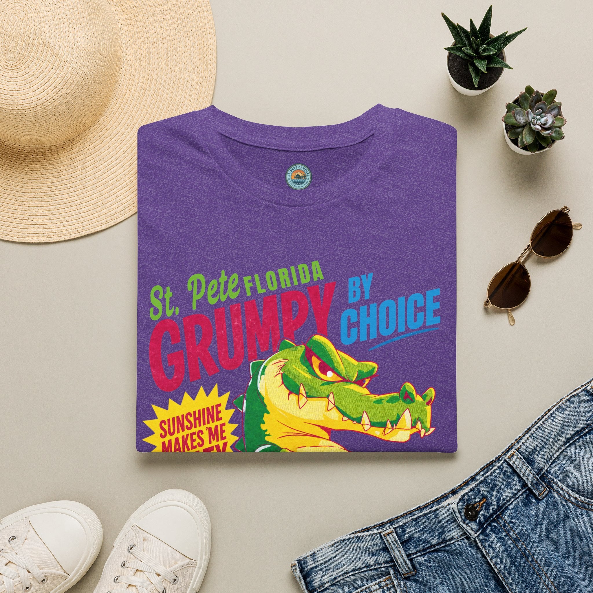 Grumpy Alligator T-Shirt, St. Pete Florida