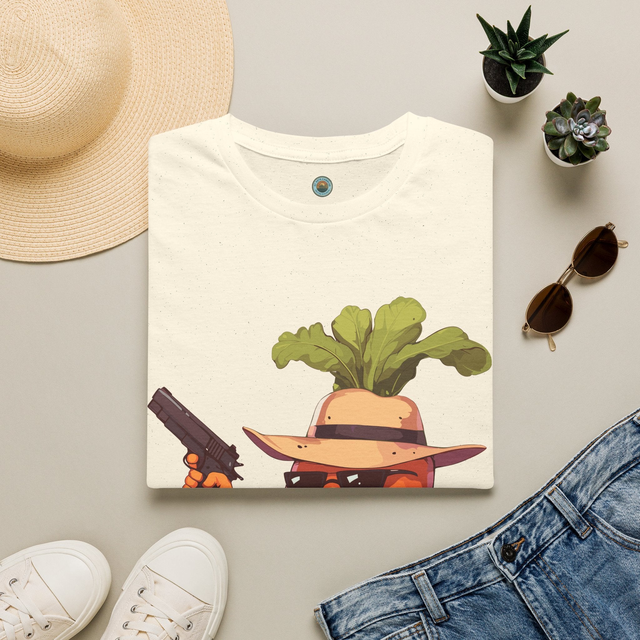 Cute Carrot Detective T-shirt