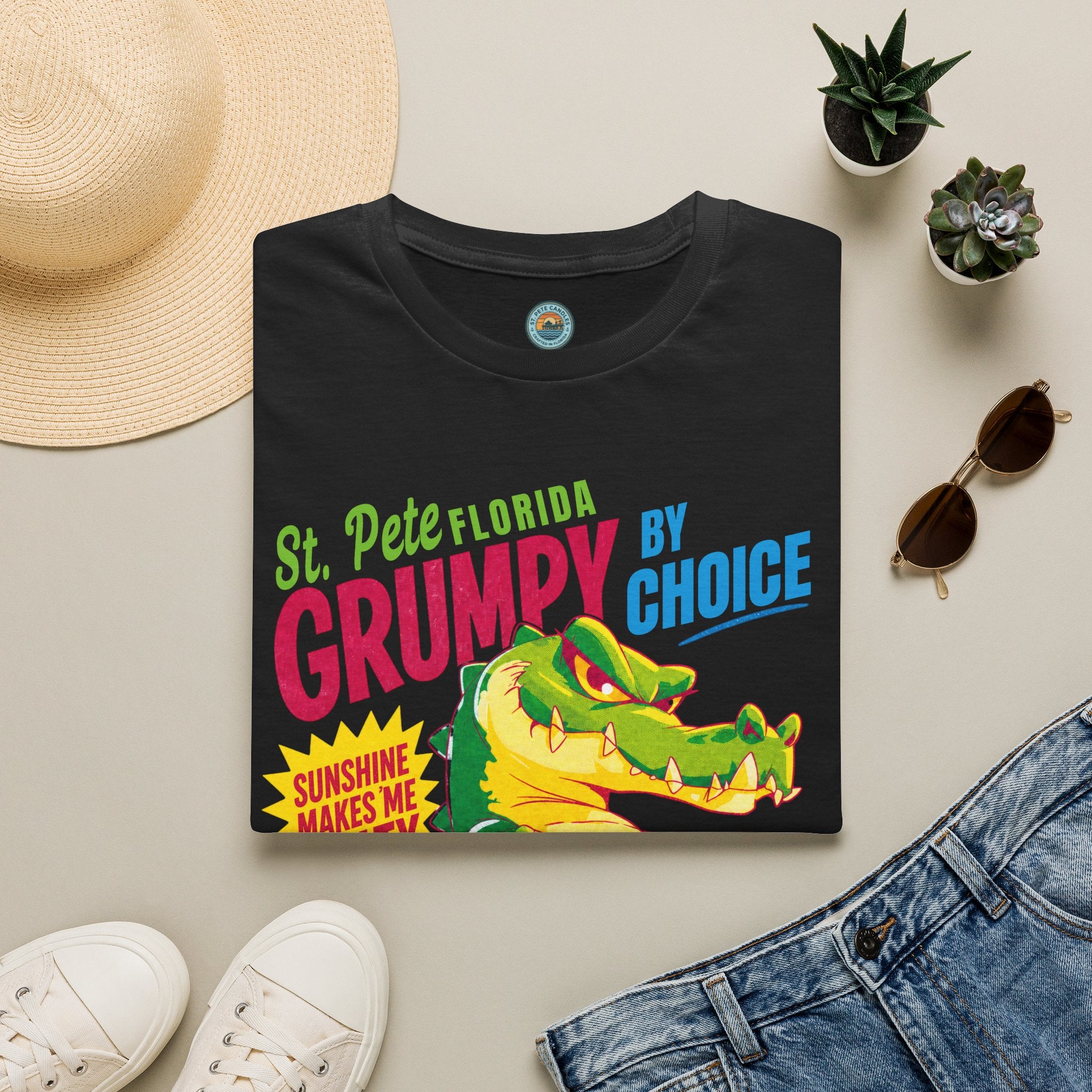 Grumpy Alligator T-Shirt, St. Pete Florida