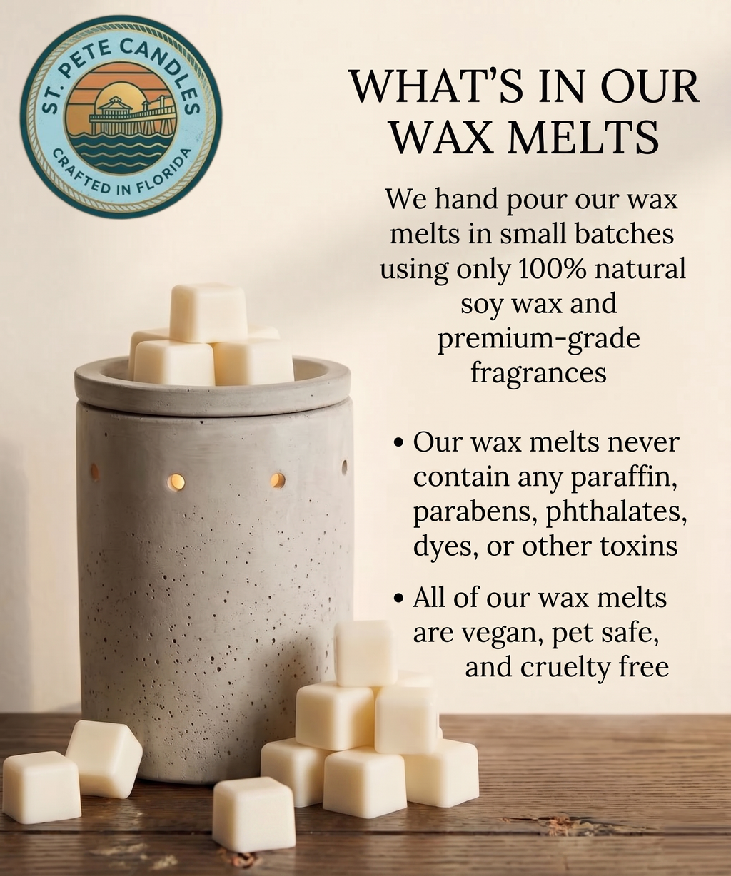 Hand Poured Soy Wax Melts – Lavender Lemongrass Coconut Lime (2.5 oz) | Strongly Scented Non Toxic Pet Safe Wax Melts for Warmer