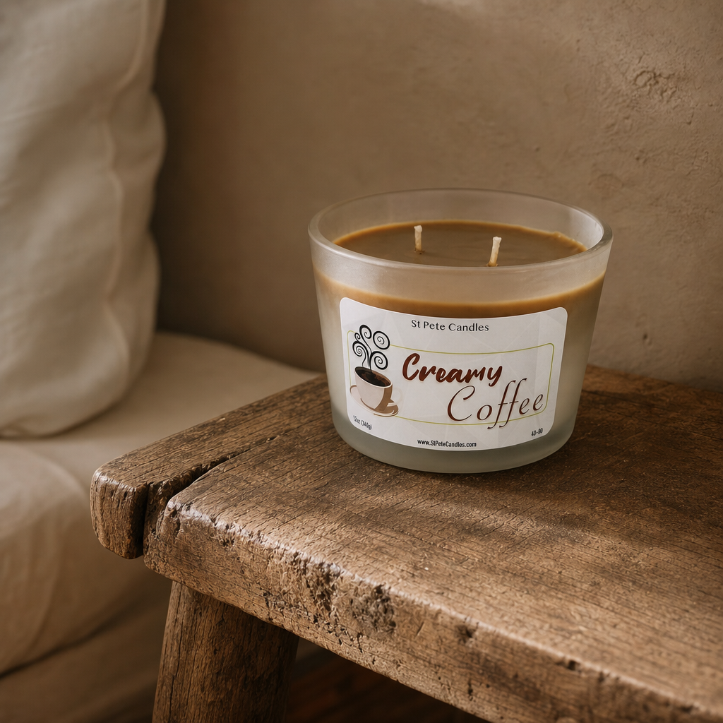 Creamy Coffee double wick, 16oz