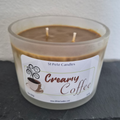 Hand-poured creamy coffee soy wax scented candle with warm robust blends of cappuccino and tiramisu | Coffee Lover Gift
