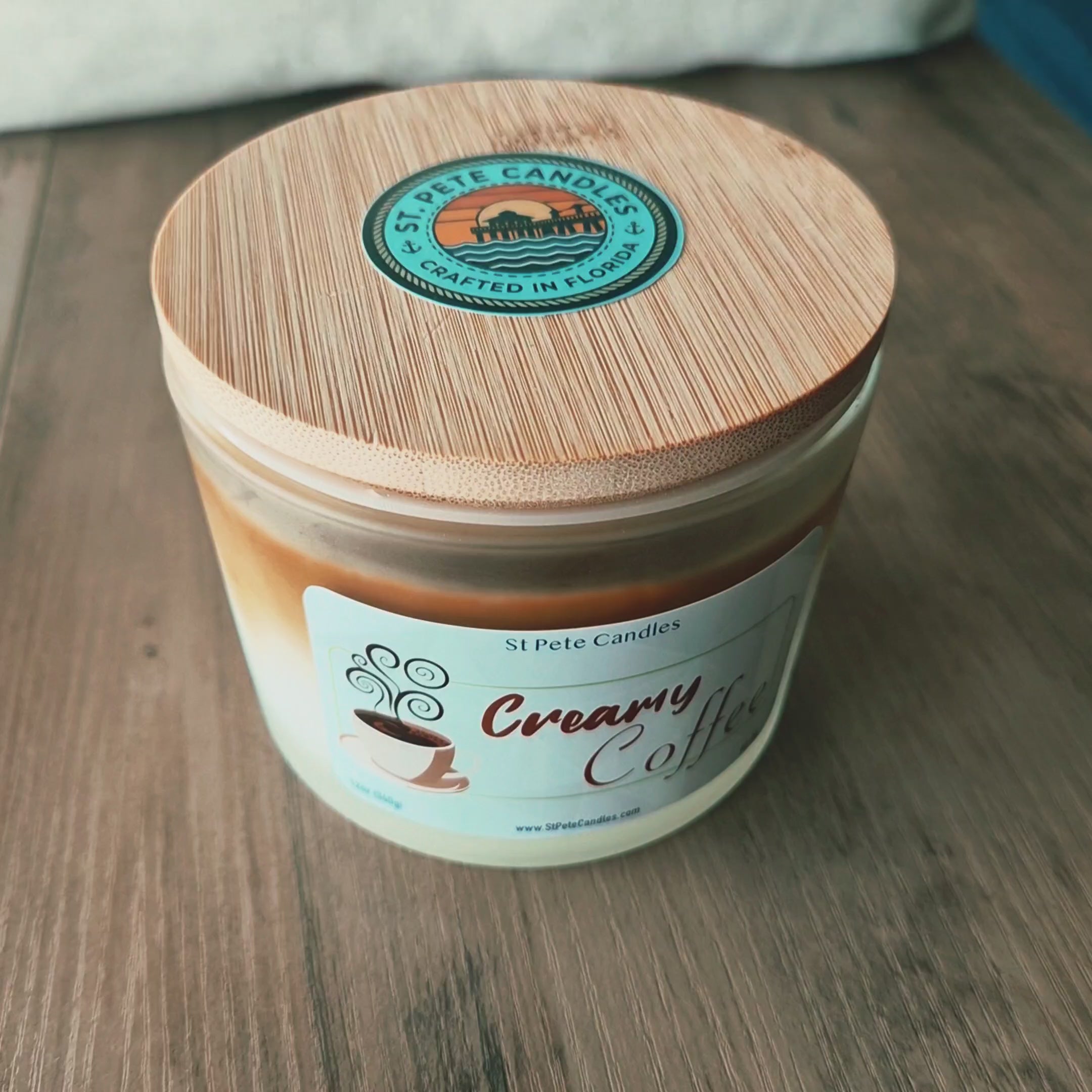 Creamy Coffee double wick, 16oz